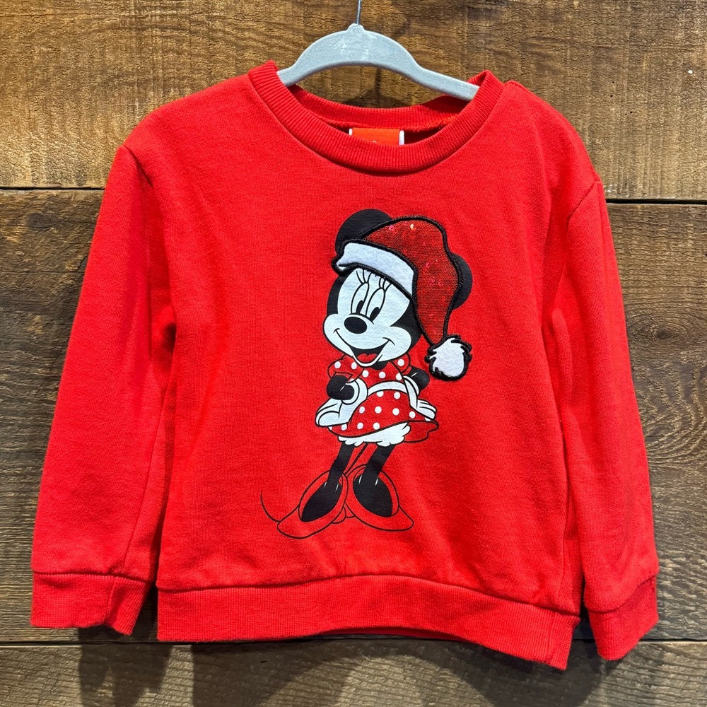 2 Minnie Mouse sweatshirts little girls. 3-4T.